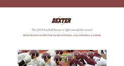 Desktop Screenshot of dexteryouthfootball.com